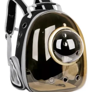 Mochila Transportadora Transparente Mascotas Perro Gato 7 Kg