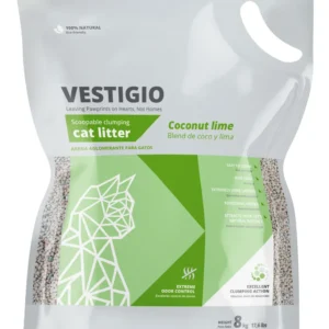 Arena Aglomerante Sanitaria Gatos Vestigio 24kg Coco & Lima
