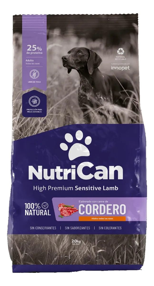 Nutrican Perro Adulto Cordero 20 Kg