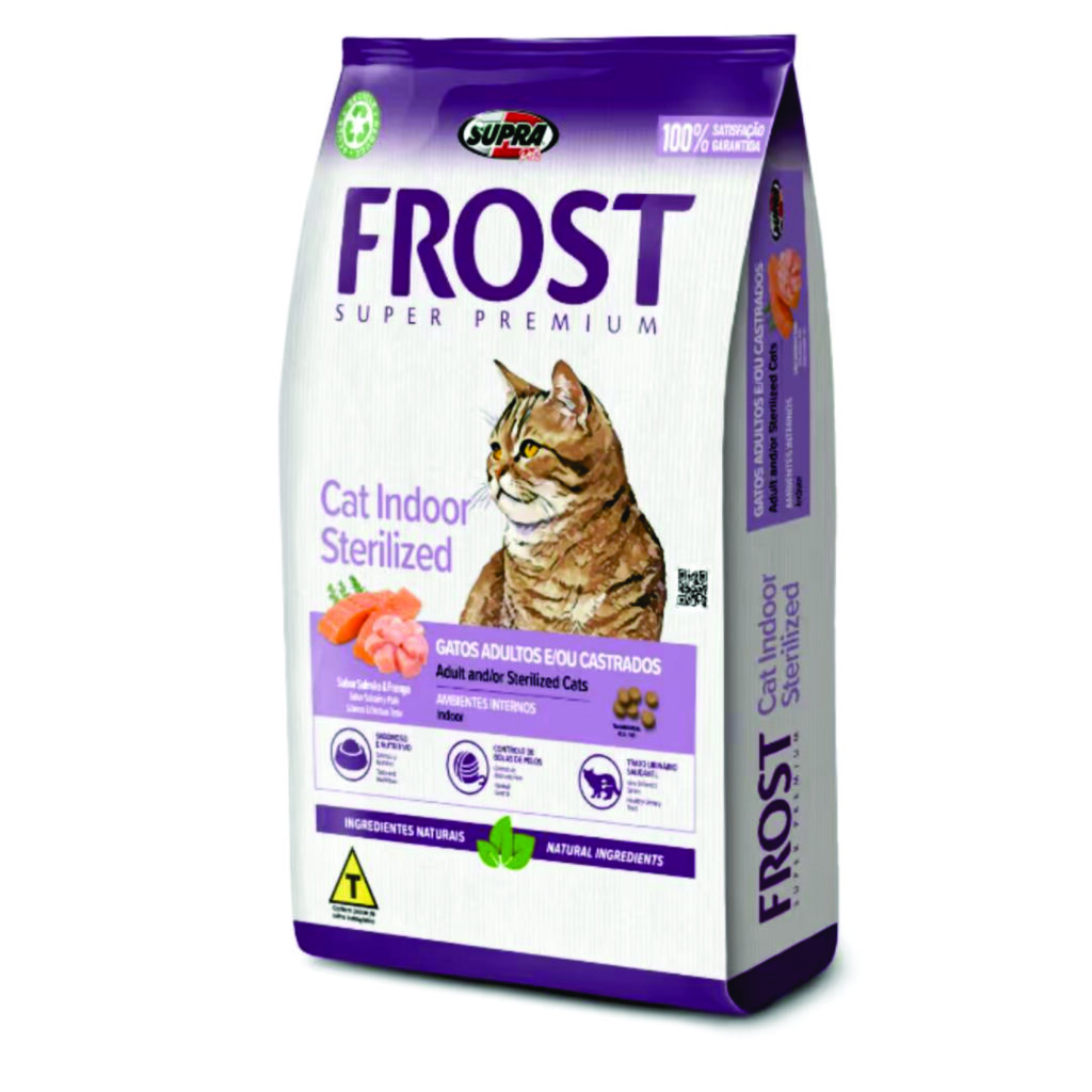 Alimento FROST Gato Cat Indoor Castrado 7,5 kg + 1 kg